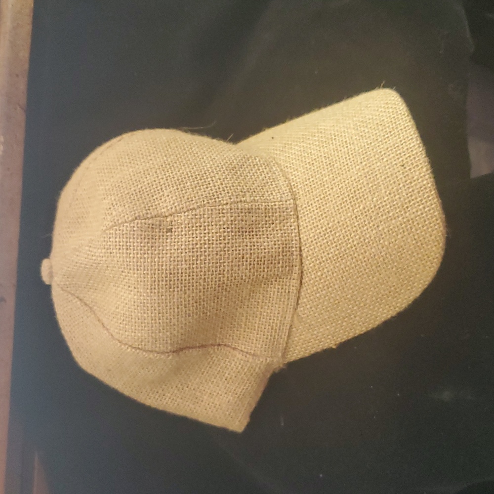 Woven Baseball Cap Natural Fibers D